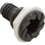 Waterway 212-1839G-DSG Bulkhead Fitting, 3/4"b, Swirl, Dark Gray