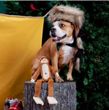 BARK 214506 Hairy Henderson Dog Toy, Crinkle, Squeaky, All Life Stages