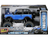 Ford 21849U Scale 1:18 RC 4x4 Heavy Metal Ford Bronco Toy Vehicle Blue