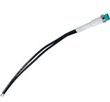 Generic 47-555-1260 Indicator Light 115v 1/4 Hole Size Push Thru Green