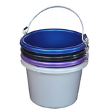 Fortiflex 1304897CTP 2 gal. Multipurpose Buckets, Shades of Blue, 4-Pack