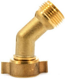Camco 22605 Hose Elbow 45 Degrees Fitting Brass Brown