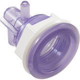 Waterway 228-0338 Jet Body, Mini Storm, a3/8"sb, w3/4"sb, Thd, Clear