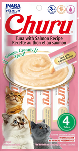 Inaba USA606A Churu Tuna with Salmon, 2 oz., 4 ct.