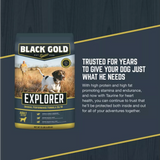 Black Gold Explorer Original Performance 26/18 Dry Dog Food 15 LBs