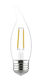 GE LED Decorative Light Bulbs, 40 Watts, Soft White, Medium Base (2 Pack)
