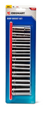 JobSmart JS202411 - 10 Piece 3/8-inch Drive SAE Deep Socket Set - Chrome Alloy