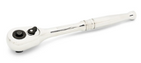 JobSmart 60-Tooth 1/2" Drive Ratchet - Quick Release, Chrome Finish, Alloy Steel