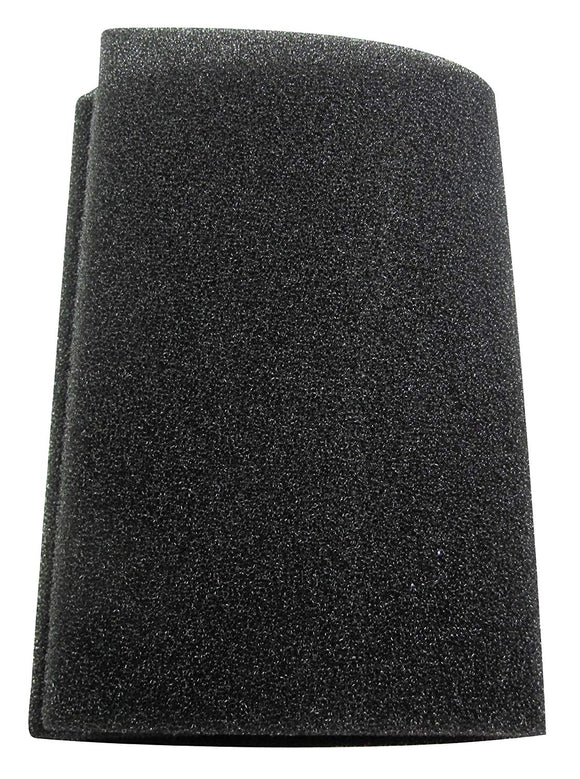 UNI Filter BF-2 Foam Filter Sheet - 30 PPI Black Coarse 12 X 24X 3/8