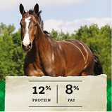 Nutrena 1134 - Triumph 12-8 Horse Feed Pellet, Molasses, 50 lb.