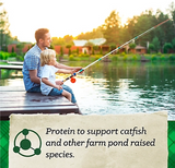 Nutrena Nature's Canvas 38802 - Farm Pond Floating Catfish Feed, 40 lb.