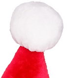 Red Shed Deluxe Red Santa Hat - Plush Christmas Hat with Fur-Like Trim, 17" x 12