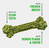 Minties Dental Bone Large, Help to clean Teeth and Fresh Breath Dog Treats, 32oz