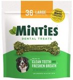 Minties Dental Treats, Help To Clean Teeth & Freshen Breath Dog Treats, 48 oz.