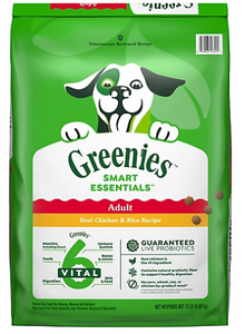 Greenies 10277133 - Smart Essentials, Adult, Real Chicken & Rice Recipe, 15 Lb.