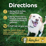 Happy Jack 1019 DD-33 Flea and Tick Treatment Spray for Dogs, 16 oz.