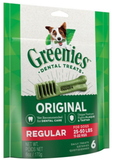 Greenies 10123470 Original Natural Dental Care Dog Treats, 6 oz., 6 ct.