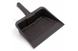 JobSmart 2455 12 in. Black-Colored Plastic Dustpan for Home Improvement