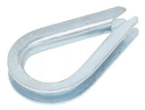 Hillman Hardware Essentials Heavy-Duty Zinc Plated Steel Rope Thimble 3/16 in.