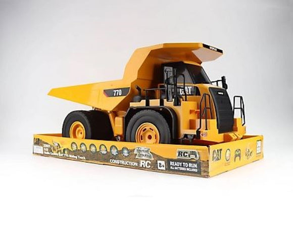 Caterpillar 25601 1:12 Radio Control CAT 770 Mining Truck Yellow, 27 in.