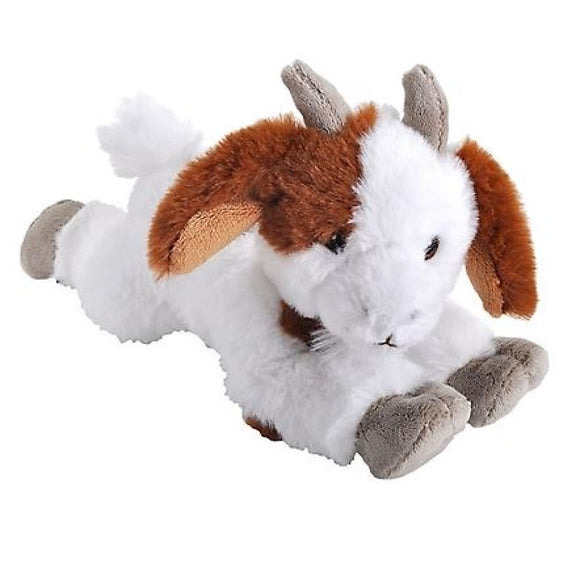 Wild Republic 26449 TRA Ecokins-Mini Goat Stuffed Animal 8-Inch, White