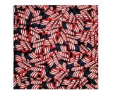 Carolina B22AME-050115 Hav-A-Hank Tossed American Flag Bandana 22"x22"