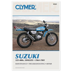 Clymer M369 Manual for Suzuki 125-400CC Singles 64-81