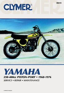 Clymer M415 Manual for Yamaha 250-400CC Piston Port