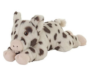 Wild Republic 28475 TRA Ecokins Spotted Pig Stuffed Animal 12-Inch, White