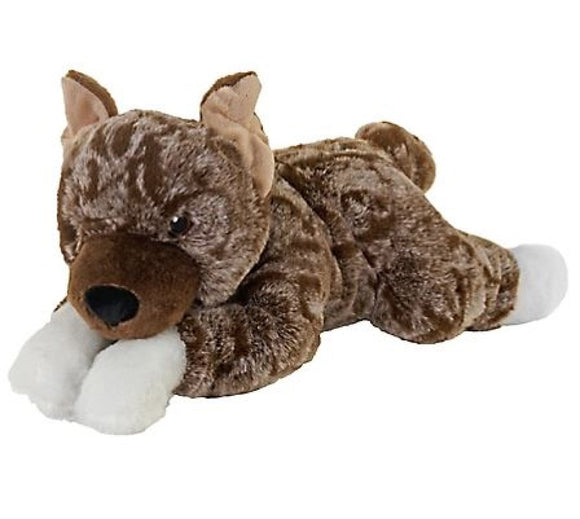 Wild Republic 28477-TRA Ecokins Rescue Dog Stuffed Animal 12-Inch, Brown