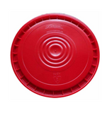 Fortiflex 125LD02 5 gal. Red Watertight Bucket Lid,  12 x 12 x 1 in.