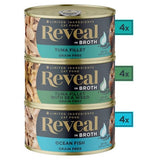 Reveal 1068US-RE Adult Cat Can 12x2.47oz Multipack Fish Selection