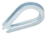 Hillman Hardware Essentials Heavy-Duty Zinc Plated Steel Rope Thimble 3/16 in.