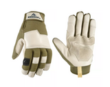 Ridgecut 3258L-RDG Women's Leather Hybrid Work & Gardening Gloves, 1-Pair, Medium, Beige/Burnt Olive