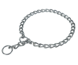 Retriever 05515 Q G1512 Metal Titan Chain Training Dog Collar Chrome, 3mm x 24"
