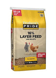 Producer's Pride 3005205-206 16% Layer Mini Pellets Chicken Poultry Feed, 50 lb.