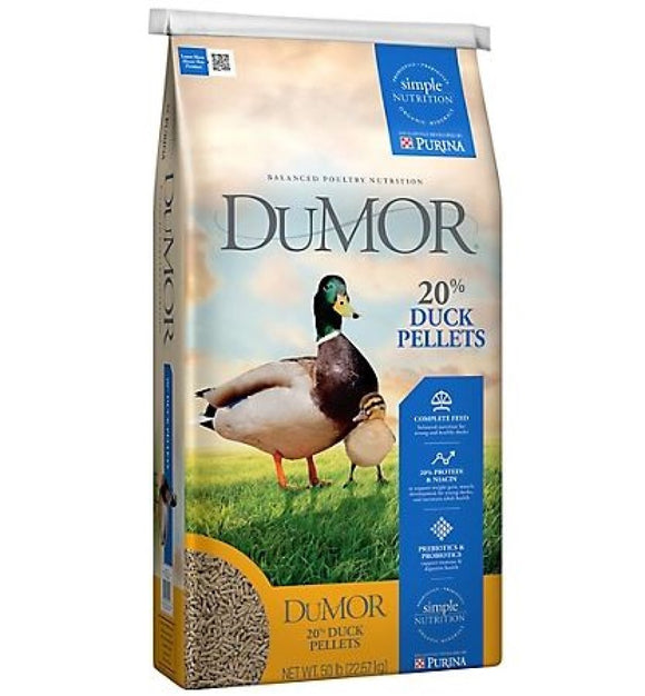 DuMOR 3009691-206 Pellet Duck Feed Supplement All Life Stages, 50 Pound