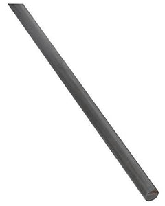 Hillman SteelWorks 11606 4055BC 5/8" x 48" Smooth Metal Rod, Plain Steel