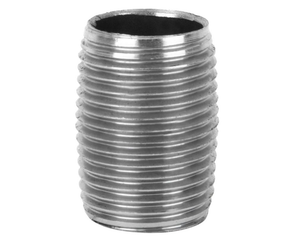 LDR Industries 301 12XCL 1/2 in. x Close STZ Galvanized Pipe Nipple, Gray Color