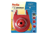Korky 3060BP Universal Large 3 in. Toilet Flapper, Premium Rubber Material