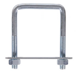 Hardware Essentials 320894 Zinc-Plated Fg Square U-Bolt, 5/16"-18x5"x2", 1-Pc