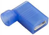 Generic 60-555-1775 Disconnect 90 Degree Female 16-14AWG .250 Tab Blue Qty 25