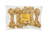 Retriever Bones 7" Natural Chicken Basted Flavor Rawhide Dog Chew Treats 5 Count