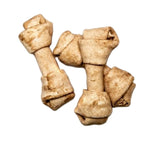 Retriever Bones 7" Natural Chicken Basted Flavor Rawhide Dog Chew Treats 5 Count