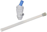 Hayward SP14311 1.5"MIPx1.5"FIP JetAir Hydrotherapy Fitting w/ 18" Tube & Nozzle
