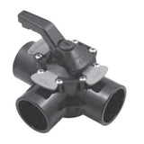 Waterway 6007100CPVC 2" X 2-1/2" 3-Way Truseal Diverter Valve