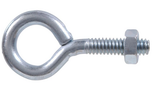 Hardware Essentials N221-085 2160 Eye Bolt, Zinc Plated 1/4" x 2"