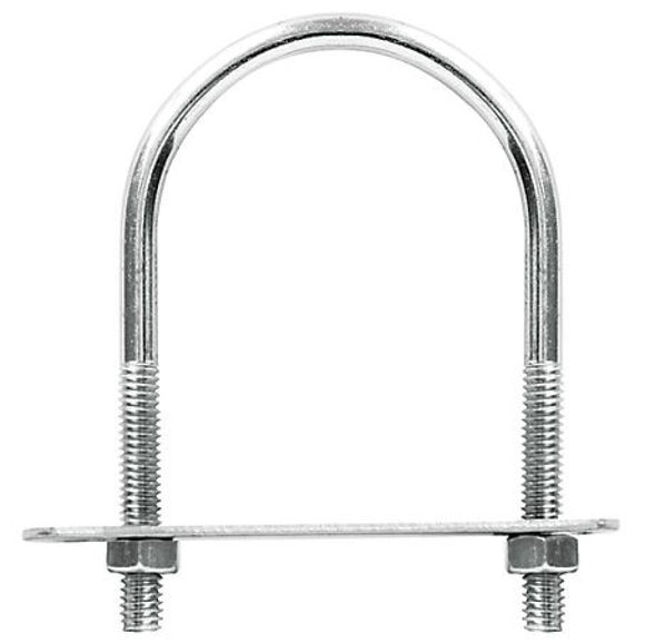 Hillman Hardware Essentials 320832 Steel Zinc U-Bolt Saddle 1/4