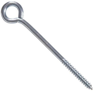 Hillman Hardware Essentials 321154 Lag Thread Screw Eye Bolt Zinc 5/16" x 6"