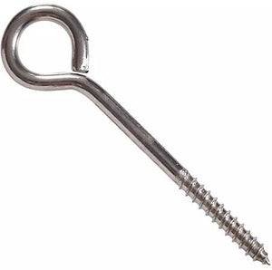 Hillman Hardware Essentials 321168 Stainless Steel Lag Screw Eye 1/4 X 3-3/4"